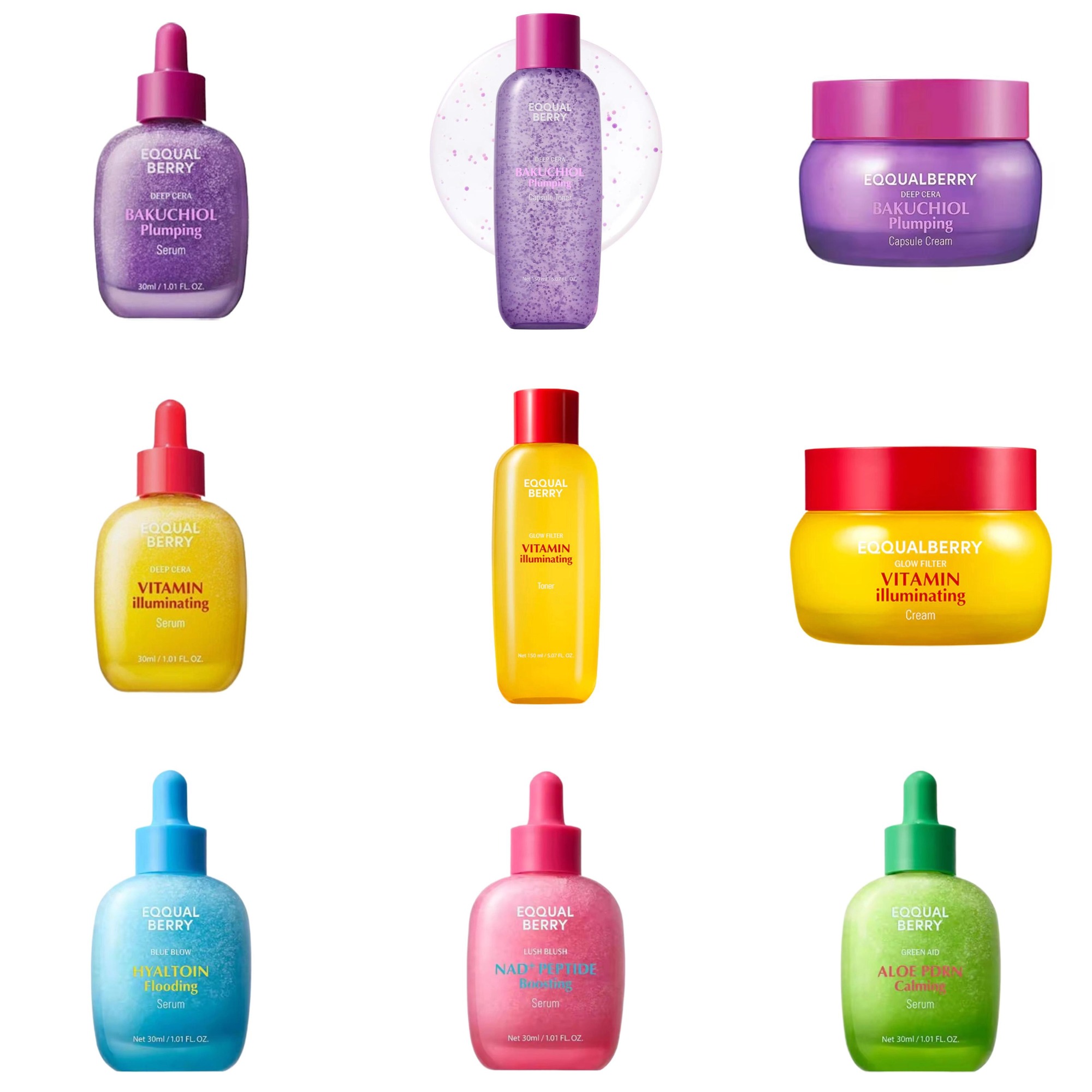 Luxury Skincare Brands - For EQQUALBERRY BAKUCHIOL Plumping Serum 5,000