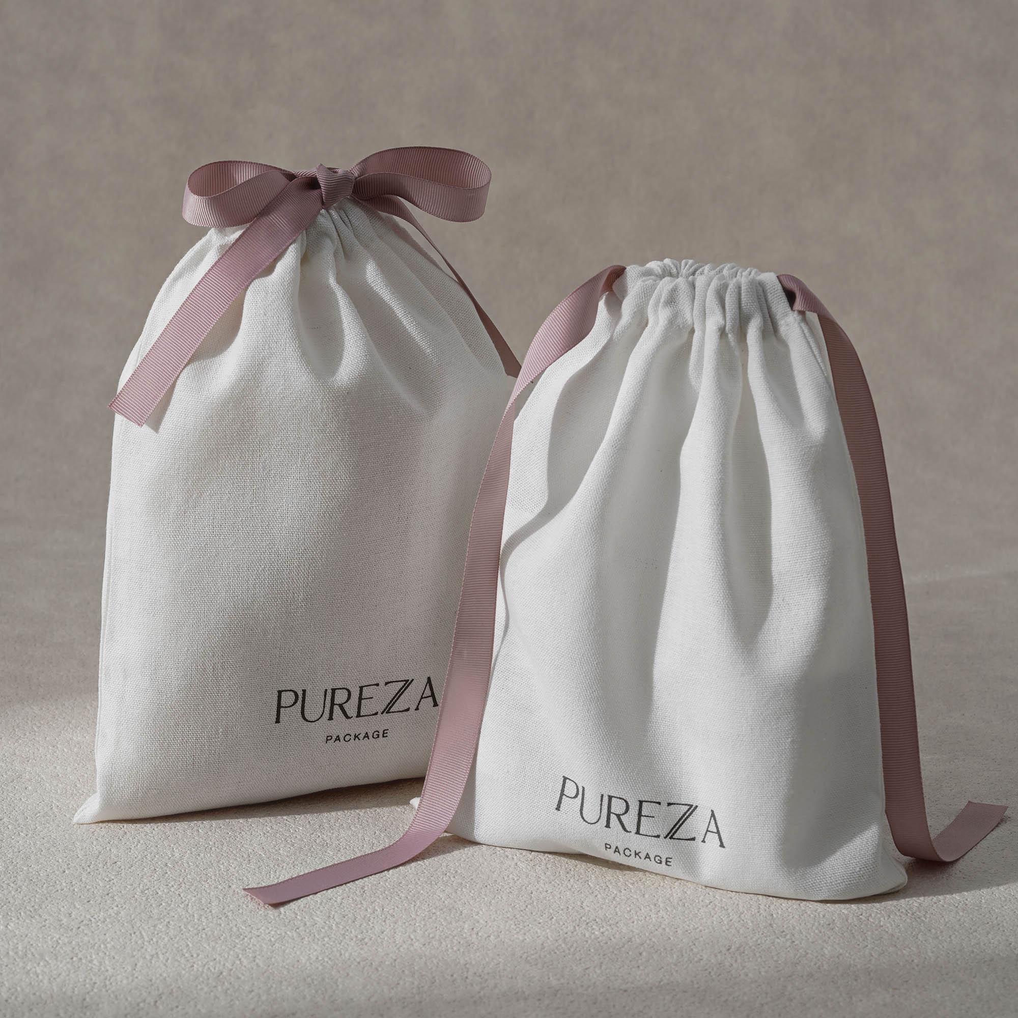 Cotton Drawstring Bag Eco-Frie - Luxury Skincare Packaging recension och pris