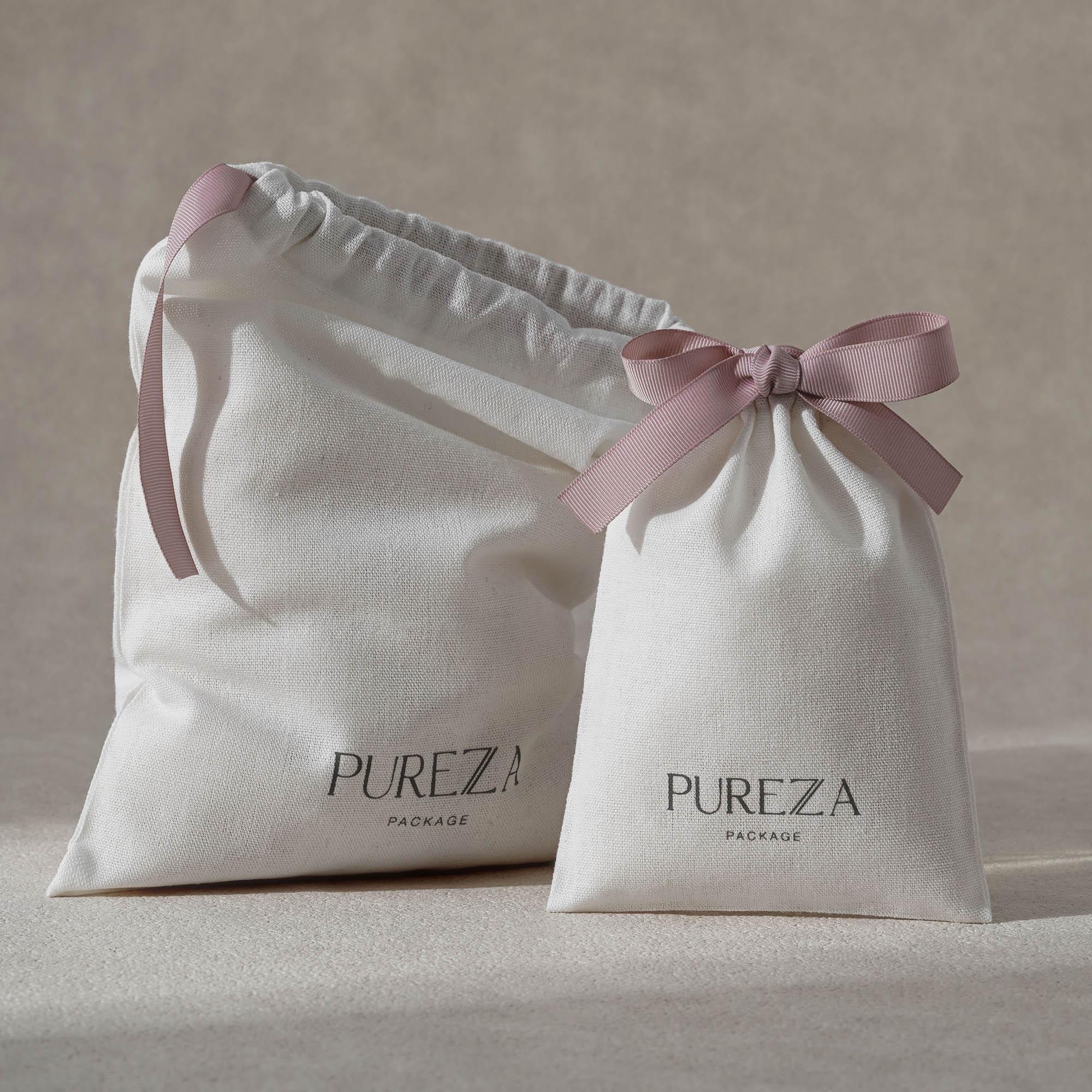 Cotton Drawstring Bag Eco-Frie - Luxury Skincare Packaging recension och pris