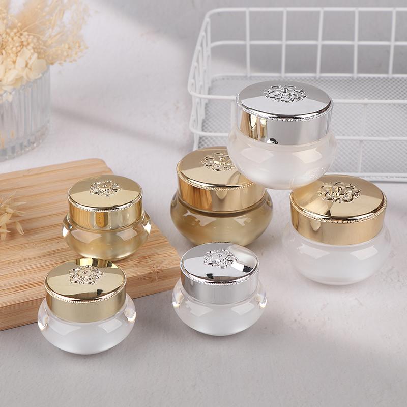 Acrylic Empty Travel Cream Jar - Luxury Skincare Packaging recension och pris