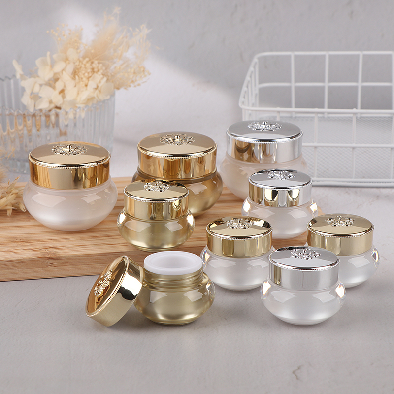 Acrylic Empty Travel Cream Jar - Luxury Skincare Packaging recension och pris
