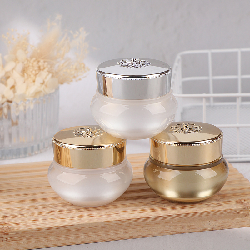 Acrylic Empty Travel Cream Jar - Luxury Skincare Packaging recension och pris