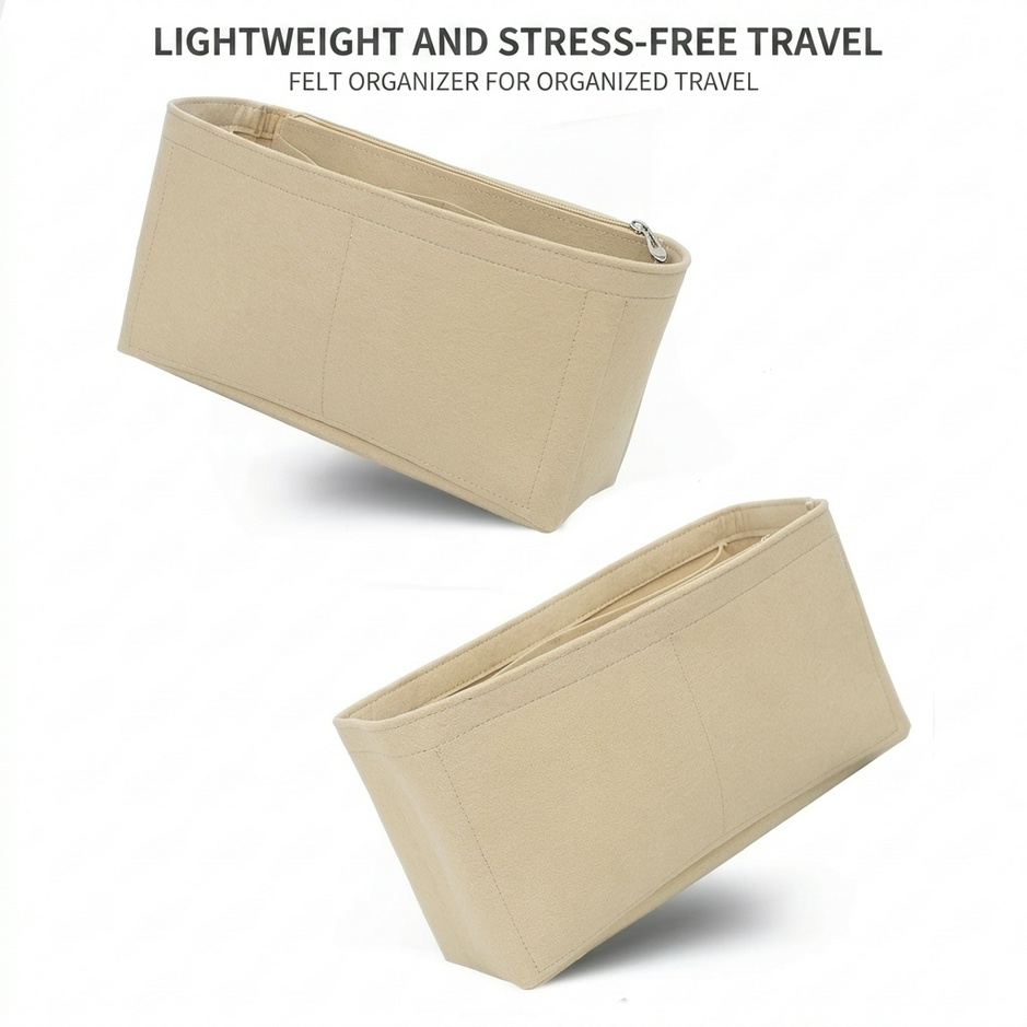 Women Felt Insert Bag Purse Or - Luxury Skincare And Makeup Brands recension och pris