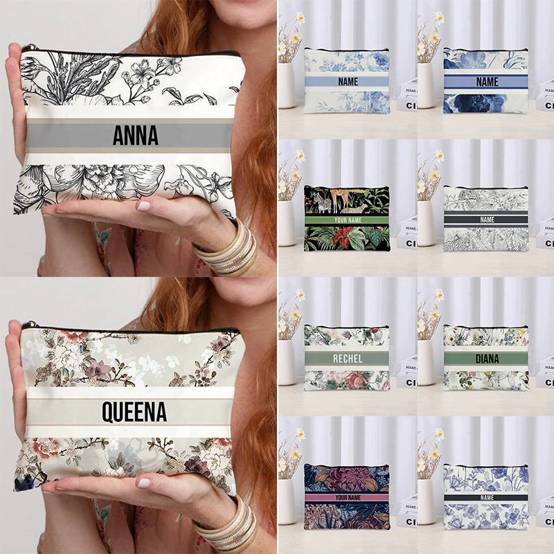 Custom Name Vintage Makeup Bag - Luxury Skincare And Makeup Brands recension och pris