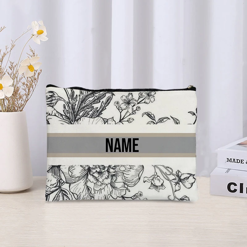 Custom Name Vintage Makeup Bag - Luxury Skincare And Makeup Brands recension och pris